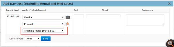 Chart of Accounts – Project Type